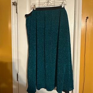 Shein Elegant Teal Skirt